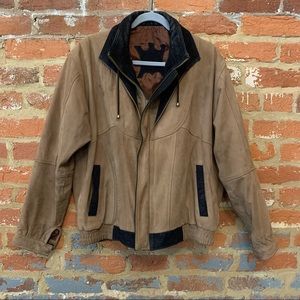 Vintage Leather / Suede Ecuador Designer Jacket